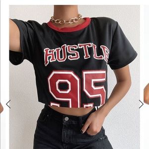 Fashionova jersey crop top